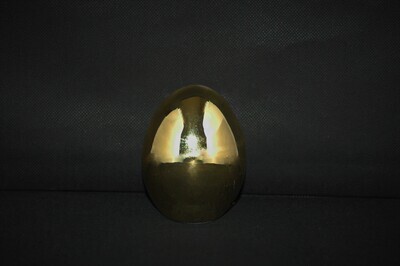 Ei 9cm,Porzellan,gold