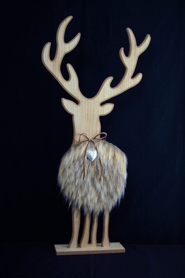 Hirsch 81cm, Holz