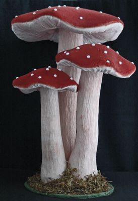 Fliegenpilz 35cm, rot
