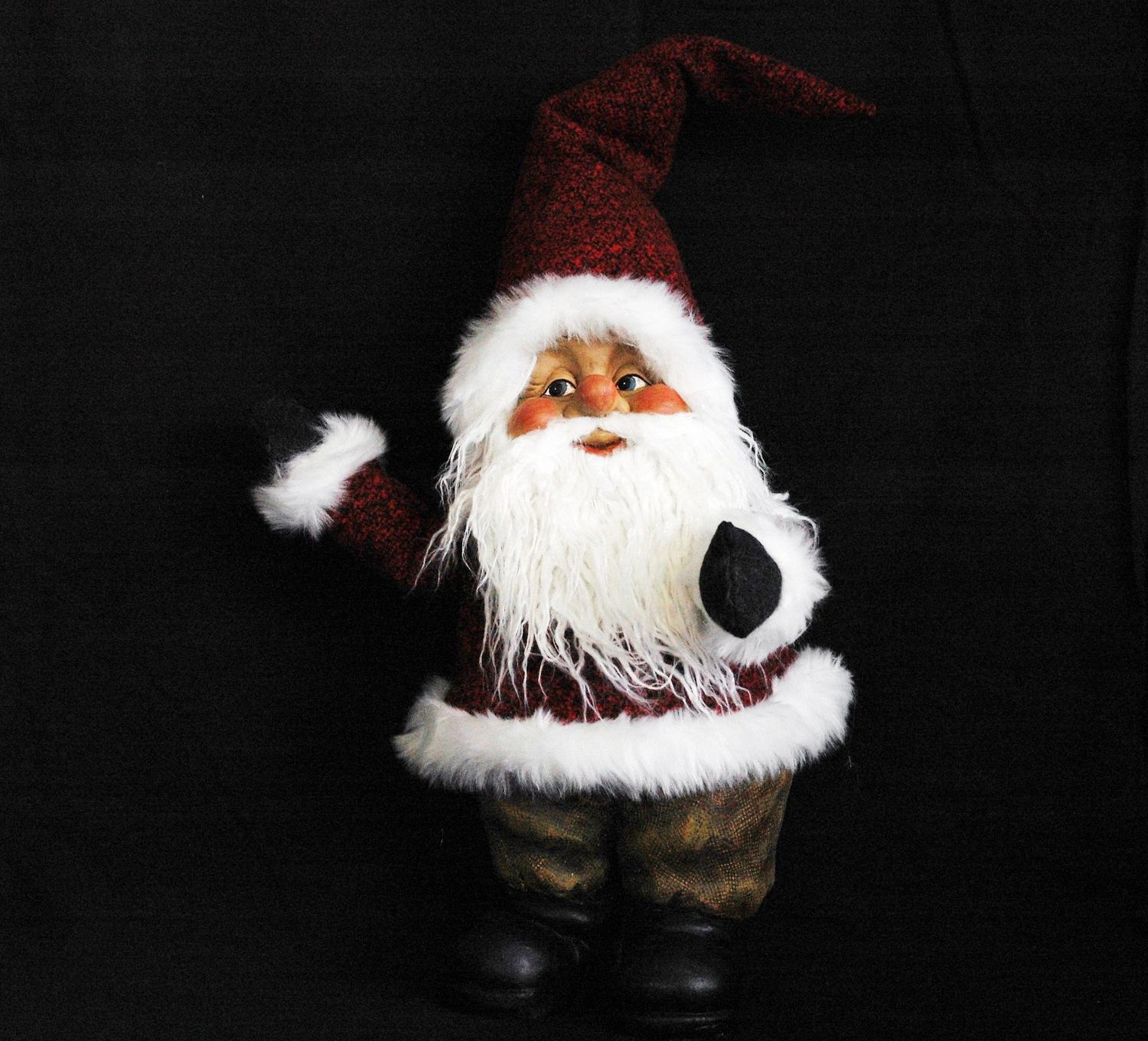 Nikolaus 60cm, Stoff/Magnesia, rot