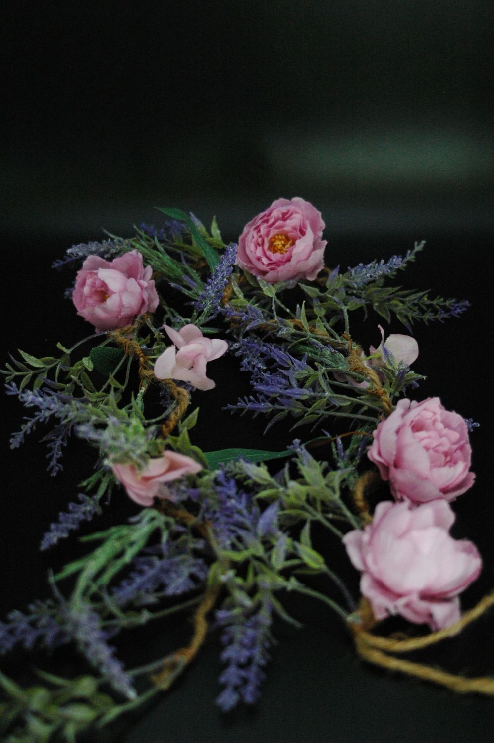 Girlande Lavendel 120cm, PVC, violett