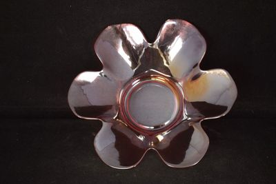 Glas Blume D=15cm, rosa