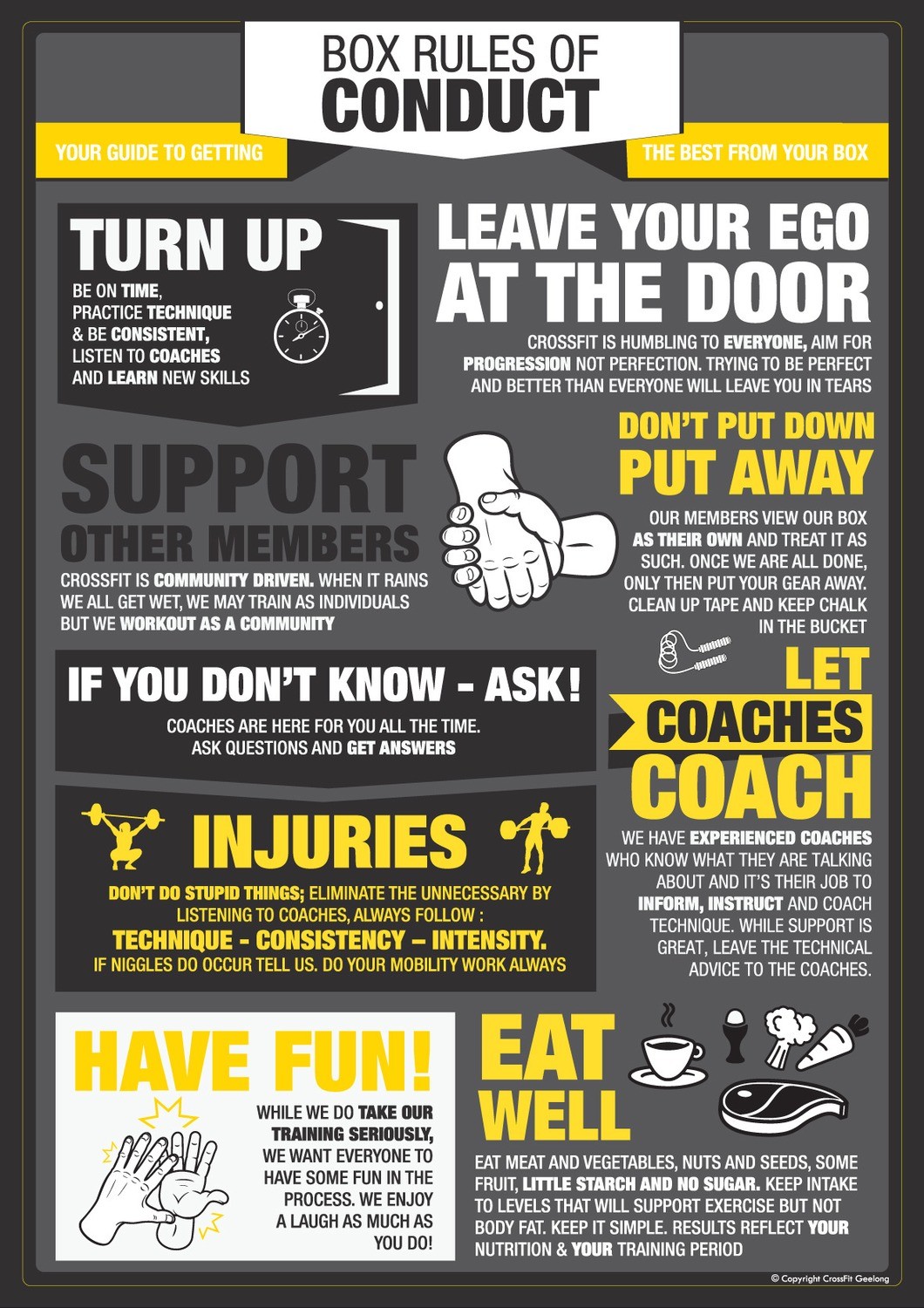 Box Rules Black/Yellow