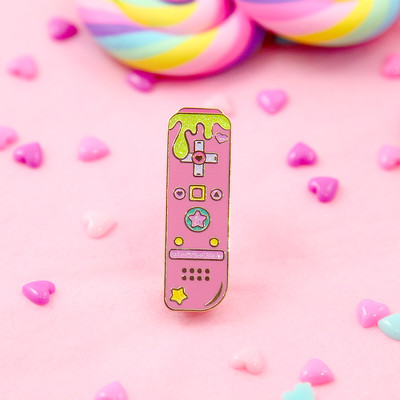 Harajuku Wii Game controller Enamel pin Harajuku Wii Game controller Enamel pin