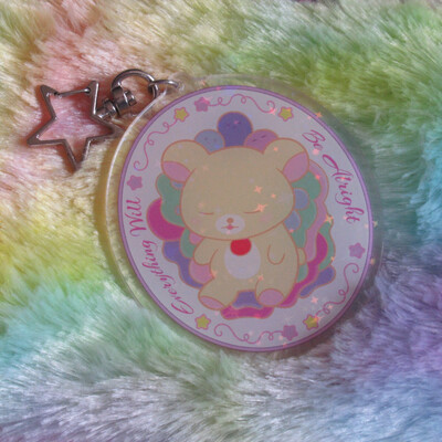Everything Will Be Alright Holographic Keychain Everything Will Be Alright Holographic Keychain