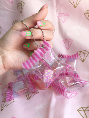 Kity Mallow Candy Bag charm CLEARANCE Kity Mallow Candy Bag charm CLEARANCE