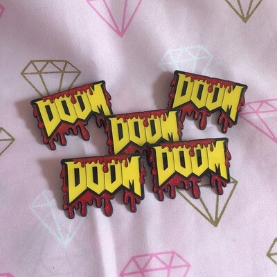 Bloody Doom pin (Glows In The dark!) Bloody Doom pin (Glows In The dark!)