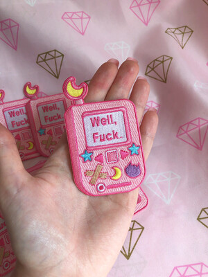 *NEW* Well, Fuck Iron on patch *NEW* Well, Fuck Iron on patch