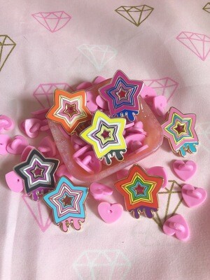 LGBTQ+ Pride Star Enamel Pin LGBTQ+ Pride Star Enamel Pin