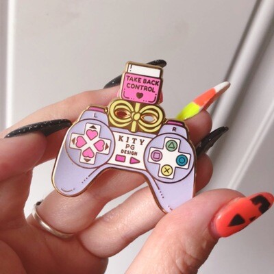 Take Back Control Enamel Pin (Flawed) Take Back Control Enamel Pin (Flawed)