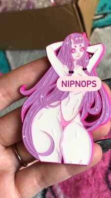 Thicc Oni Chan (Amanda Darko Collab) Enamel Pin Thicc Oni Chan (Amanda Darko Collab) Enamel Pin