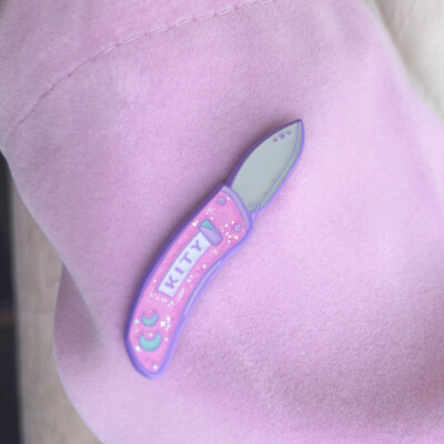 Kawaii Pocket Knife Enamel Pin Kawaii Pocket Knife Enamel Pin