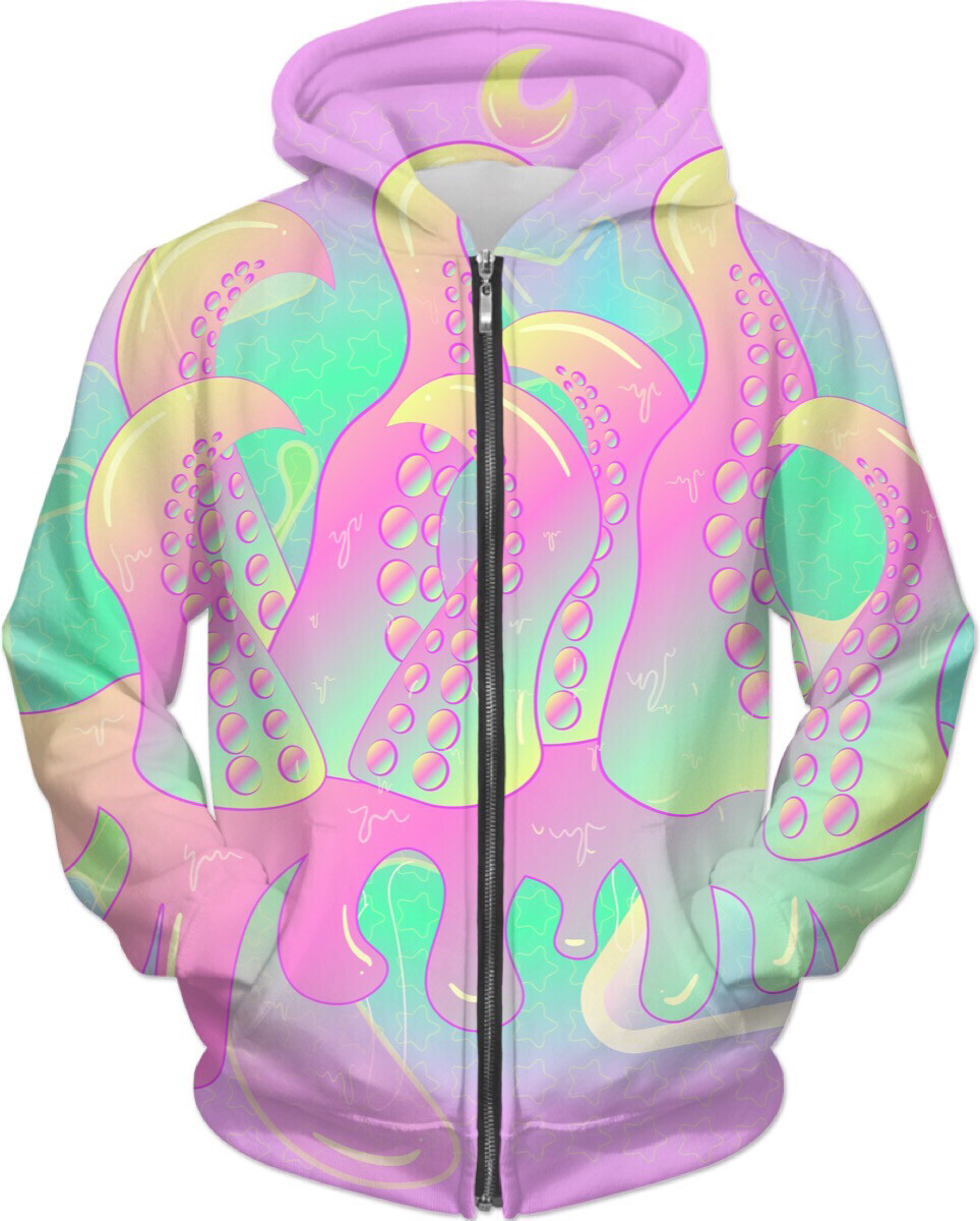Harajuku Tentacles Zip Up Jacket Harajuku Tentacles Zip Up Jacket