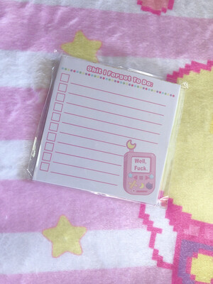 *NEW* Shit I forgot To Do Memo Pad *NEW* Shit I forgot To Do Memo Pad