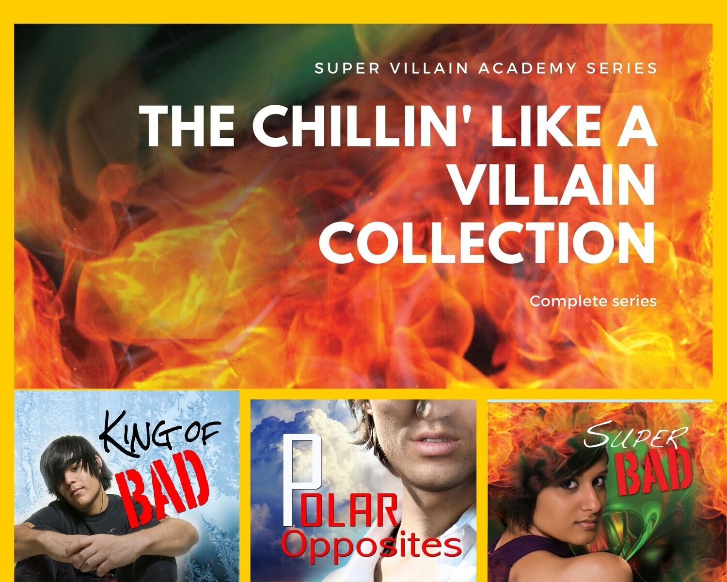 SUPER VILLAIN ACADEMY (the complete 3 book series) Young adult, speculative fiction