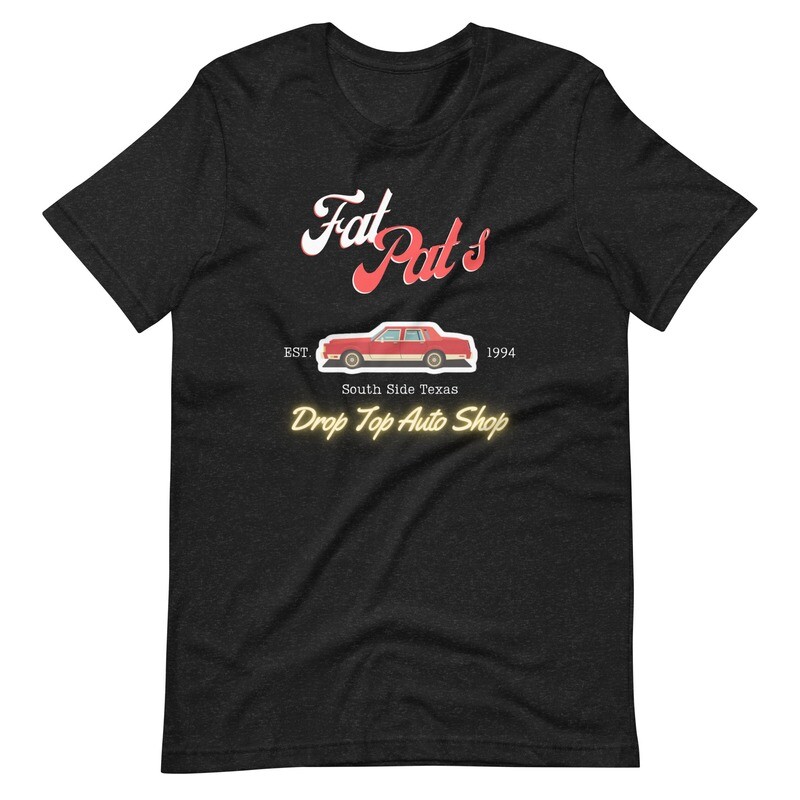 FAT PAT'S DROP TOP AUTO SHOP T SHIRT