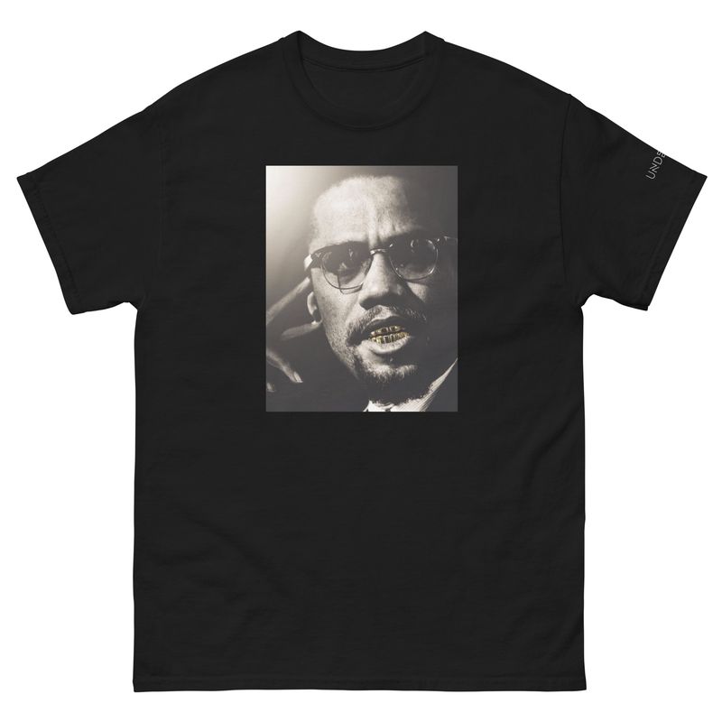 Malcolm X GOLD GRILL Unisex classic tee