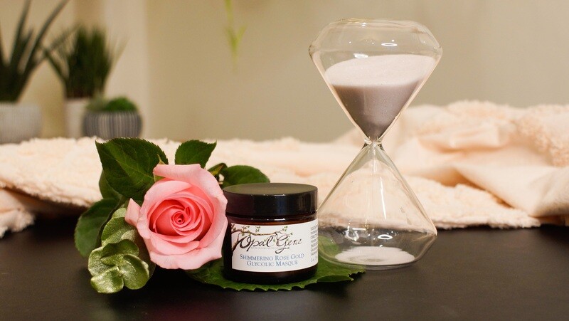 Shimmering Rose Gold Glycolic Masque-2 oz