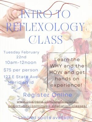 Intro to Reflexology Class
