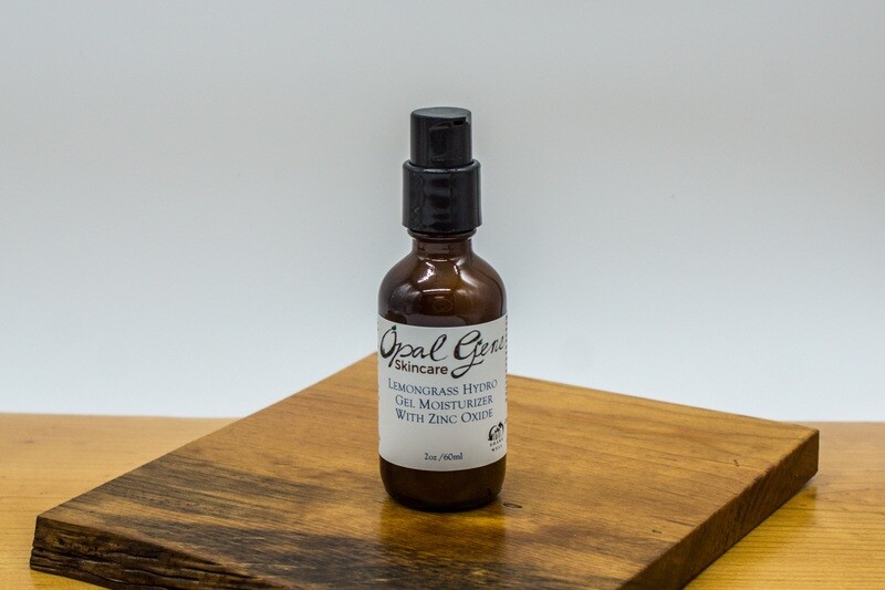 Lemongrass Hydro Gel Moisturizer with Zinc Oxide