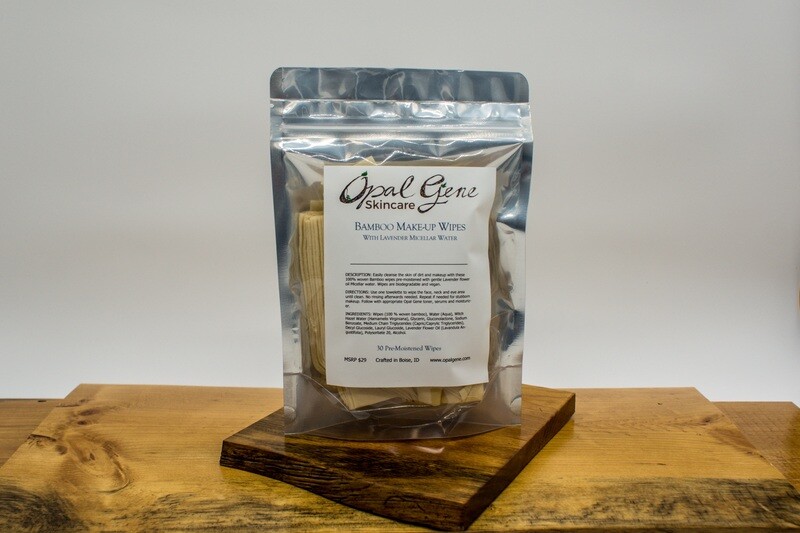 Bamboo Make-Up Wipes with Lavender Micellar Water