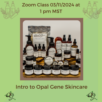 Intro to Opal Gene Skincare-Zoom
