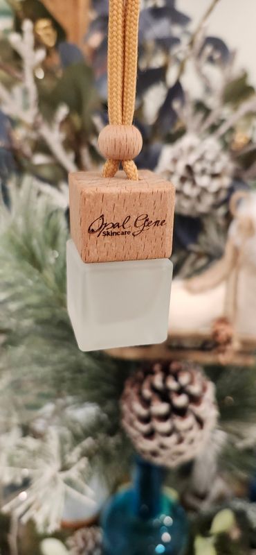 Wood & Glass Hanging Car Oil Diffuser