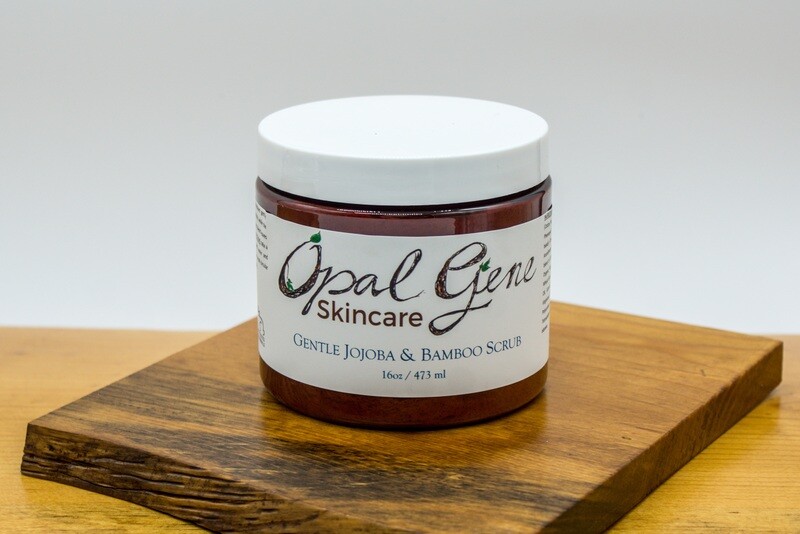 Gentle Jojoba and Bamboo Scrub-16 oz Back Bar