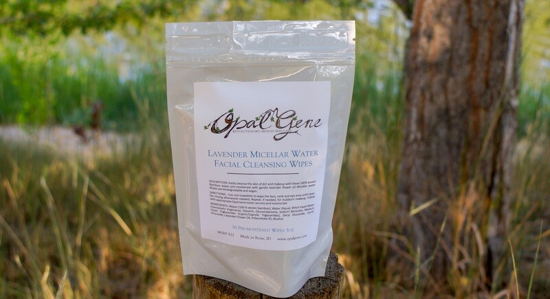Bamboo Make-Up Wipes with Lavender Micellar Water