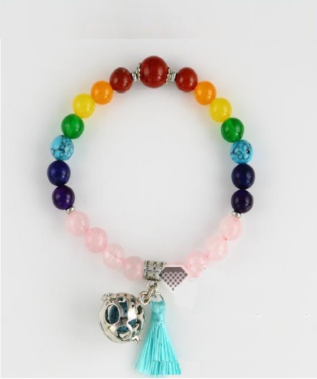 7 chakra balancing aromatherapy charm prayer beads