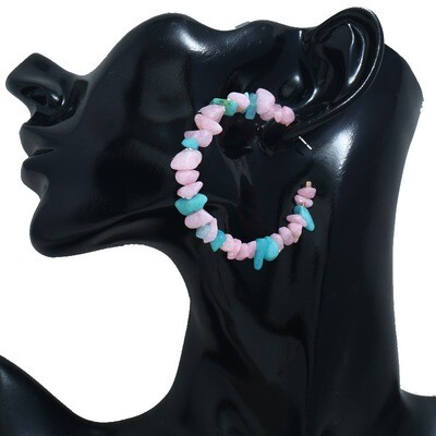 Cotton Candy Gravel Earrings