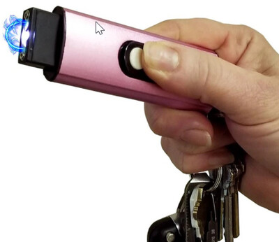 USB SECURE KEYCHAIN STUN GUN 22M-Pink