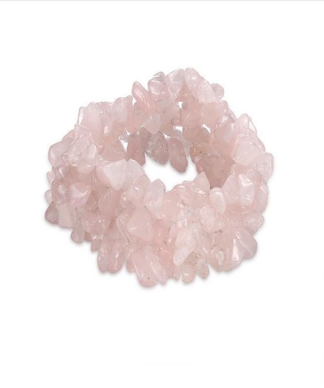 Elastic Natural Stone Multi layers Flourite Crystal Stone Bead Bracelet