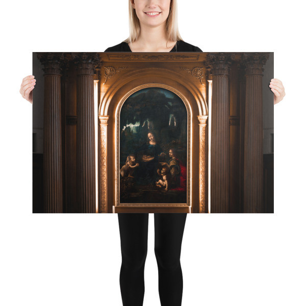 Da Vinci&#39;s Virgin of the Rocks — The Louvre Version, up close