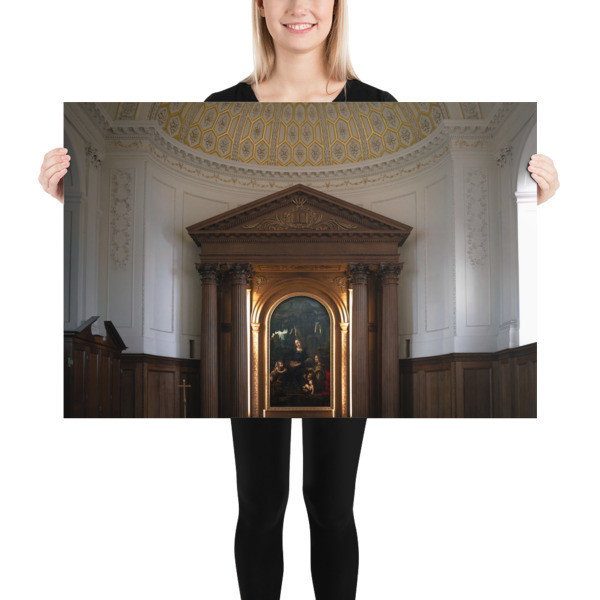 Da Vinci&#39;s Virgin of the Rocks — The  Louvre Version, afar