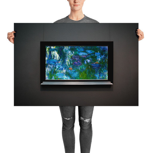 Lilies — Indigo, Steel, Aquamarine