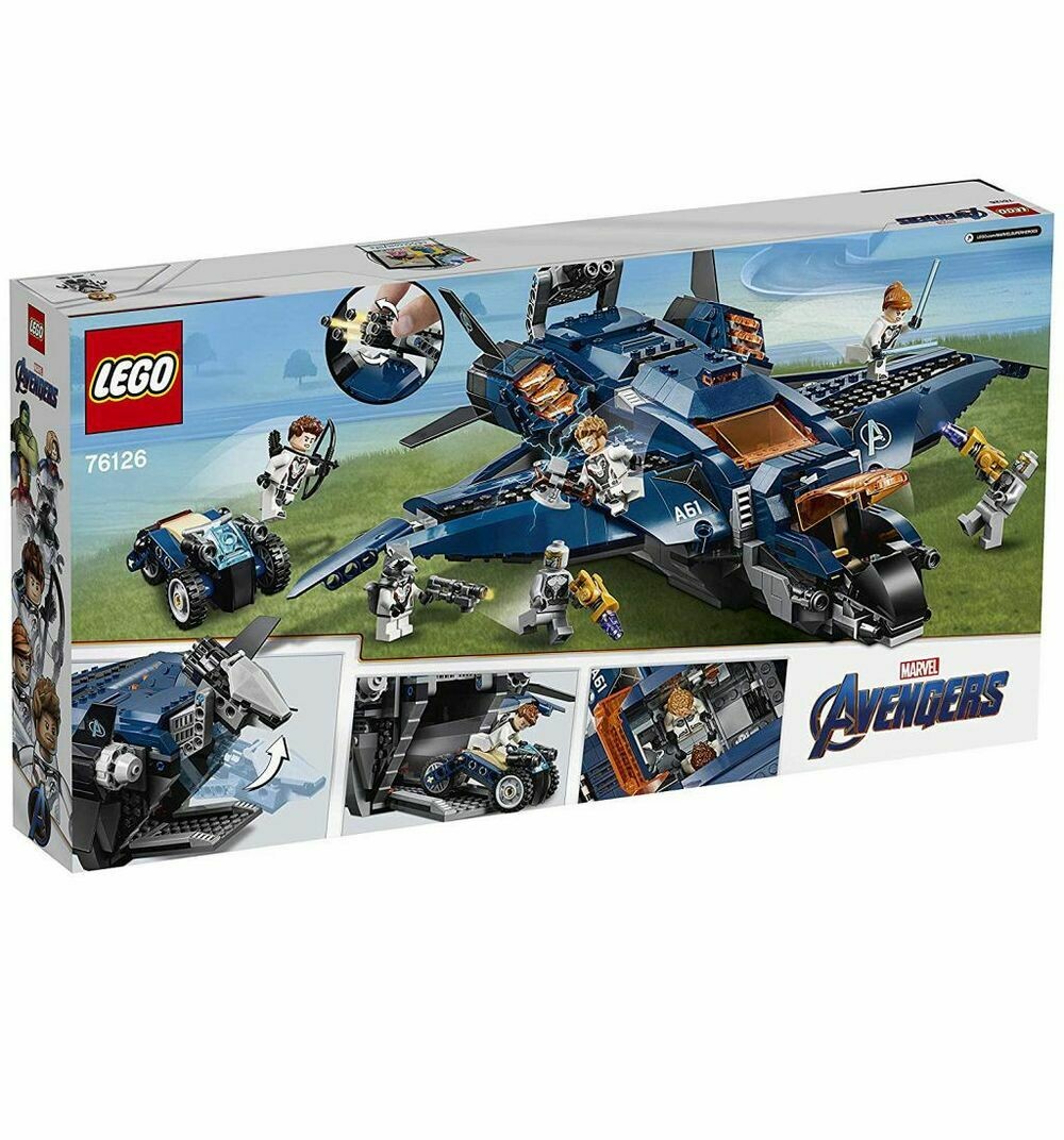 Конструктор LEGO Marvel Super Heroes 76126 Модернизированный квинджет Мстителей