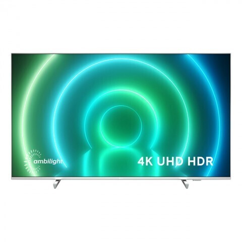 Телевизор Philips 43PUS7956/60 2021 HDR, светло-серебристый