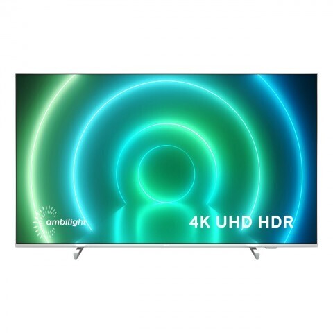 Телевизор Philips 50PUS7956/60 2021 HDR, LED, серебристый