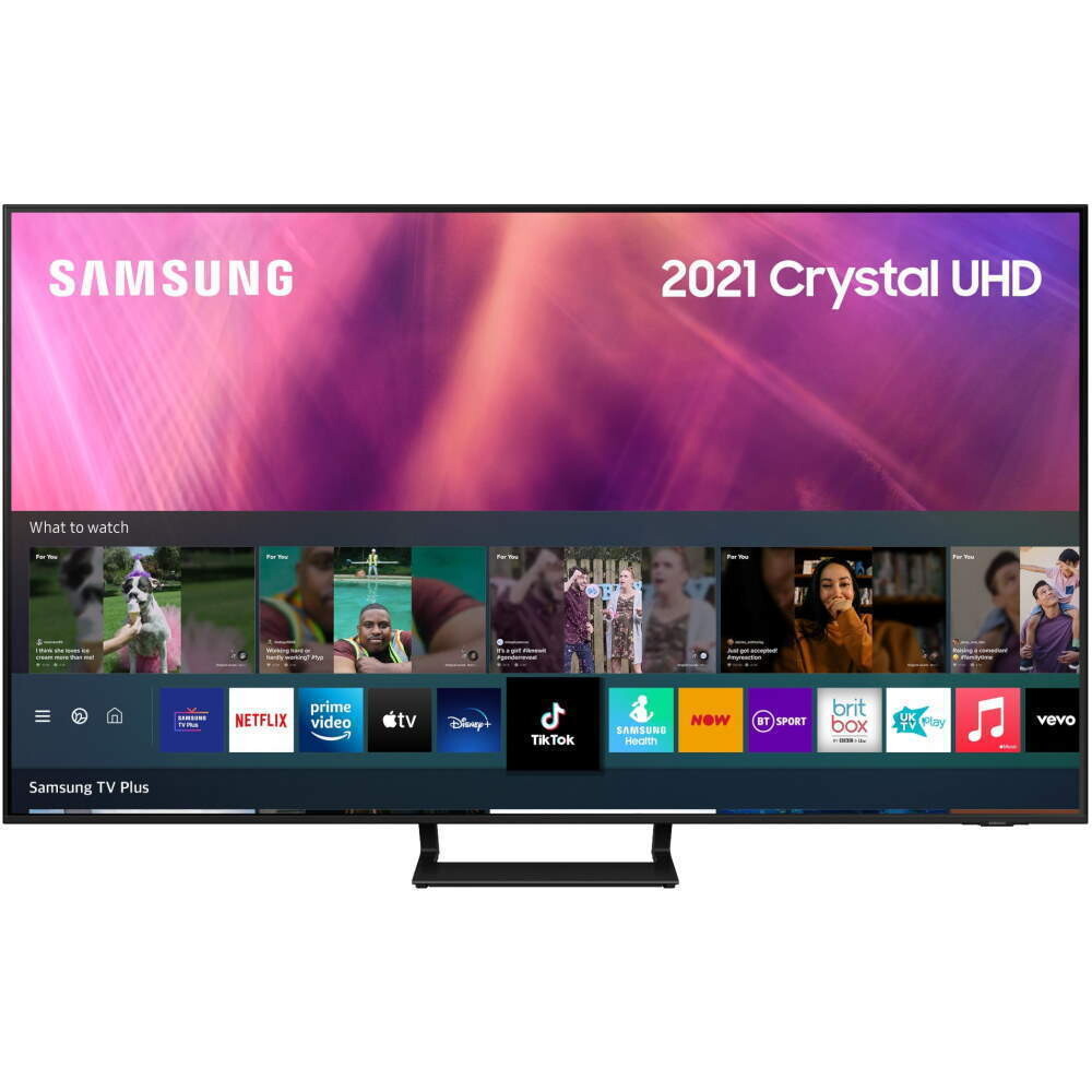 Телевизор Samsung UE75AU9000U 2021, черный