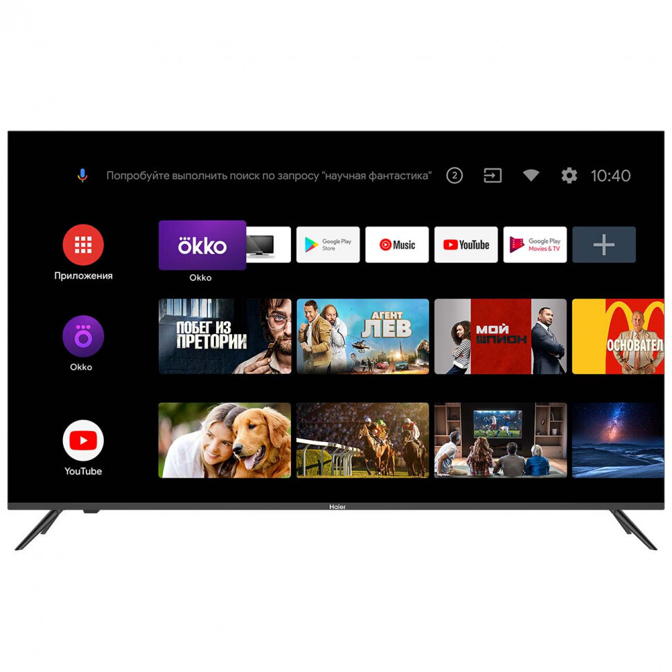 Телевизор Haier 43 Smart TV MX 2021 LED, HDR, черный