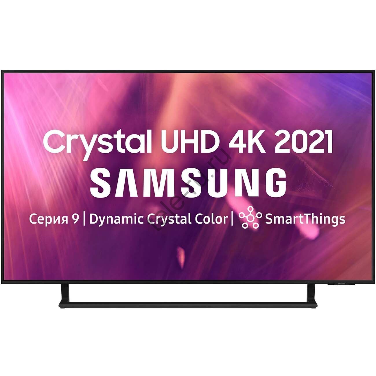Телевизор Samsung UE75AU9070U 2021 LED, HDR RU, серый титан