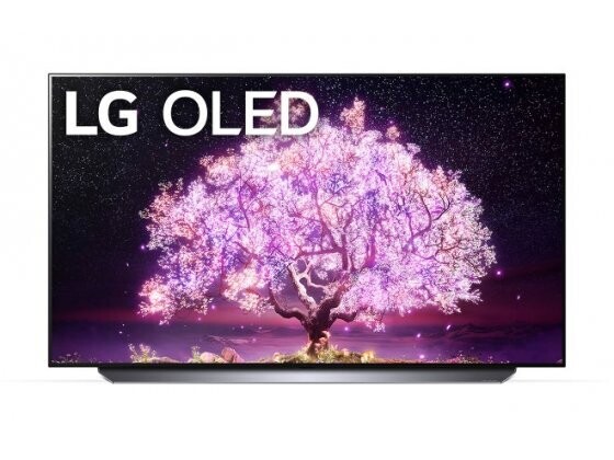 Телевизор LG OLED77C1 2021 HDR, ванильный белый