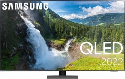 Телевизор Samsung QE75Q77BAU 2022 HDR, QLED, серый
