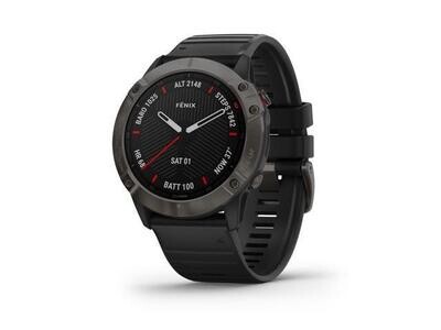 Спортивные часы Garmin FENIX 6X Sapphire, цвет черный