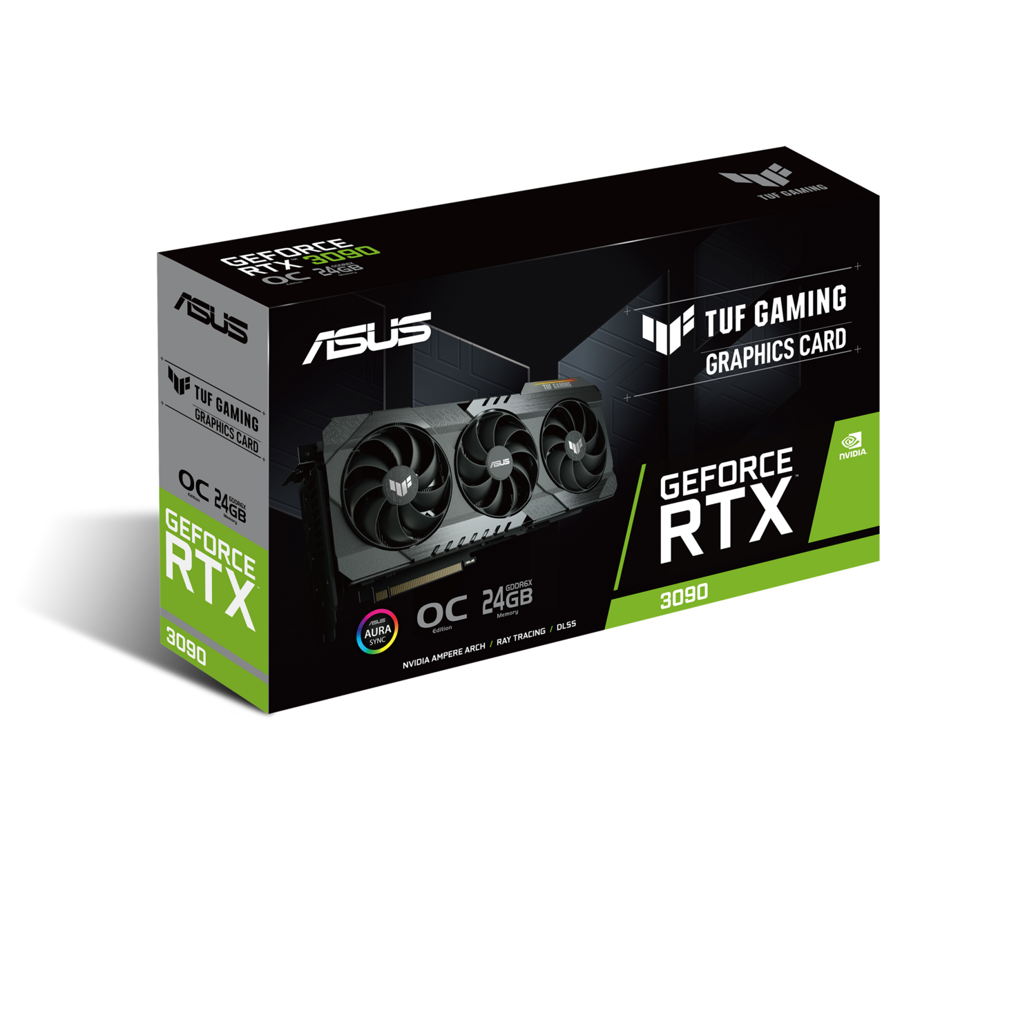 Видеокарта ASUS TUF Gaming GeForce RTX 3090 OC 24GB (TUF-RTX3090-O24G-GAMING), Retail