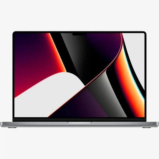 Ноутбук Apple Macbook Pro 16 (2021) 3456×2234, Apple M1 Pro 3.2 ГГц, RAM 16 ГБ, SSD 512 ГБ, Apple graphics 16-core, macOS, MK183ZE/A, серый космос, английская раскладка
