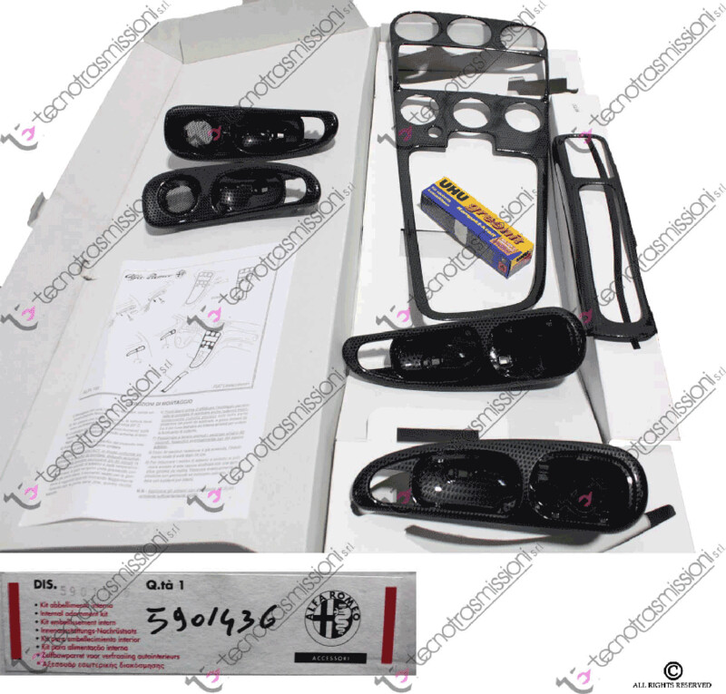 Kit Abbellimento In Carbonio Alfa Romeo 156