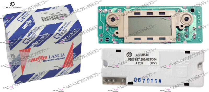 Orologio Digitale Fiat Punto Cabrio