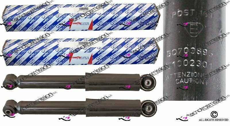 Coppia Ammortizzatori Posteriore Fiat Panda 1.3 JTD